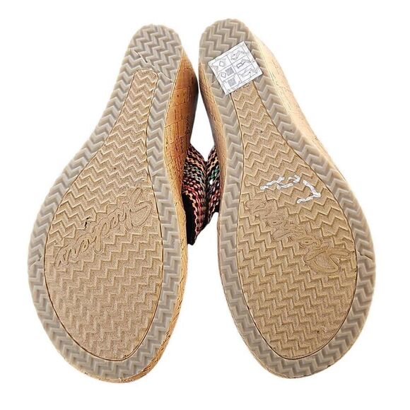 Skechers Women's Beverlee-Delighted Wedge Sandal Size 7 - Picture 9 of 11